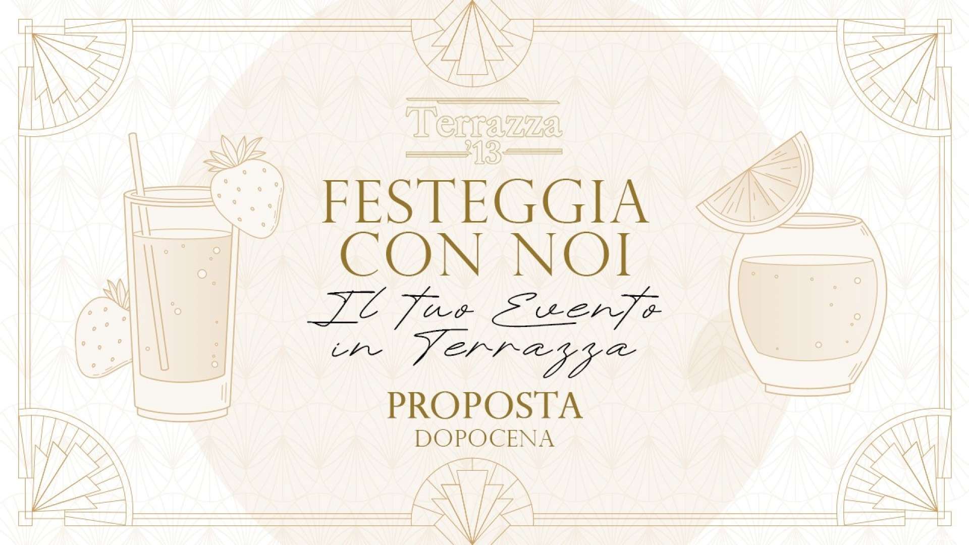 Festeggia con Noi il Tuo Evento in Terrazza!